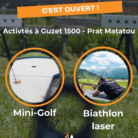 A Guzet Neige Aux Pieds Des Pistes Et De Ecole De Апартаменты *
